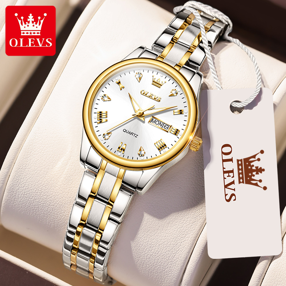 Luxury Watch Green - OLEVS 5563 New Fashion Women Quartz