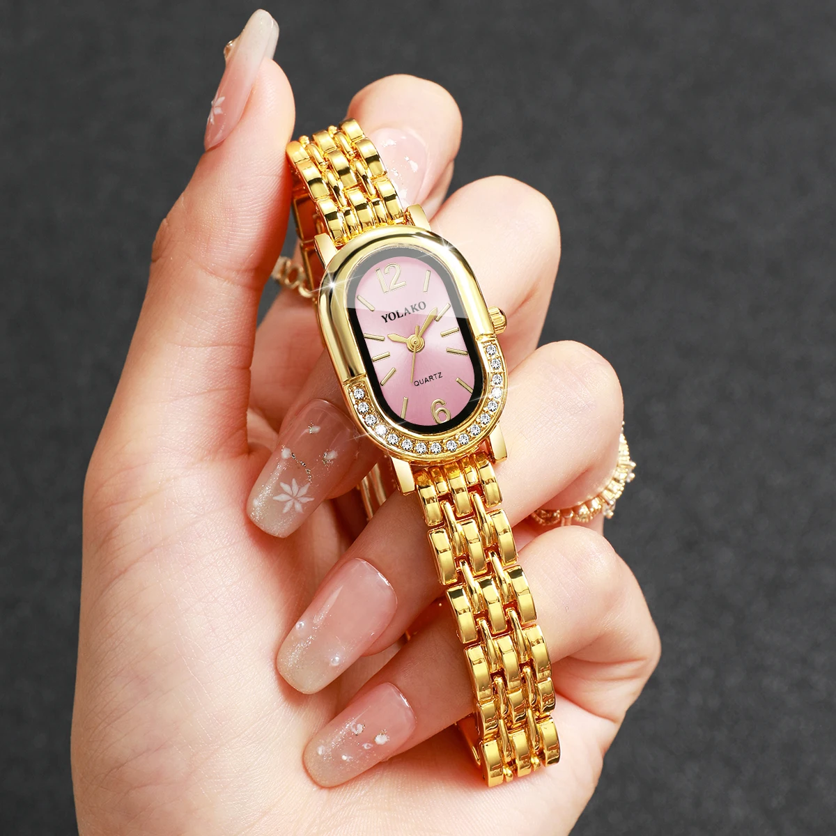 Luxury Watch Travel Case - Luxury Rhinestone Women Quartz Watch Fashion