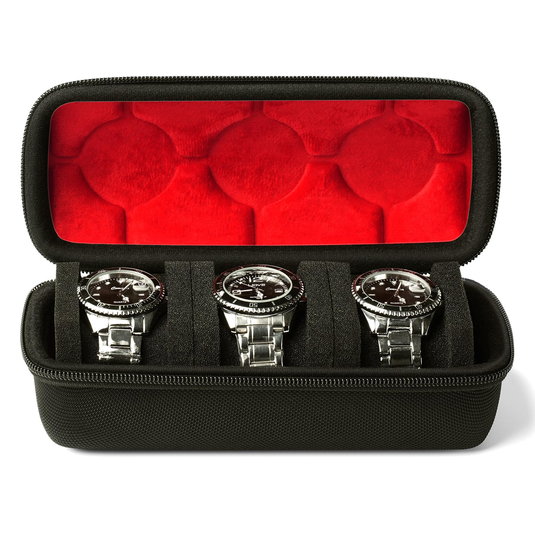 Luxury Watch Travel Case - 2/3/5 Slots Watch Travel Case,Hard Watch