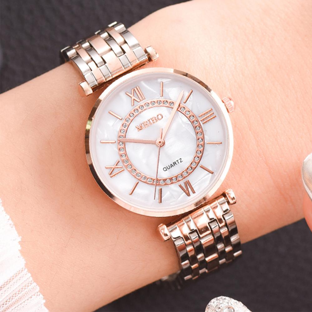 Luxury Watch Female - Luxury Crystal Women Bracelet Watches Top