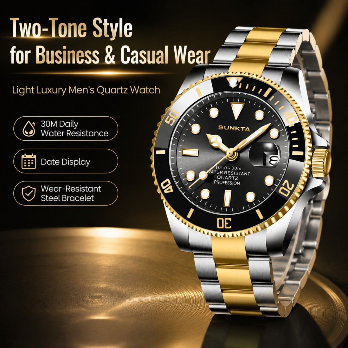 Luxury Watch All Brands - SUNKTA Top Brand Luxury Men Watches