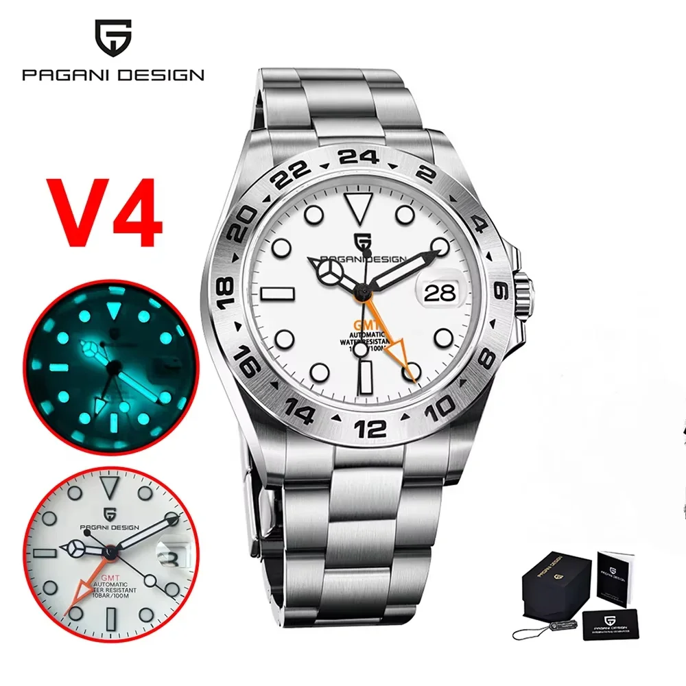 Luxury Watch Display - PAGANI DESIGN DG5833 GMT Automatic Mechanical