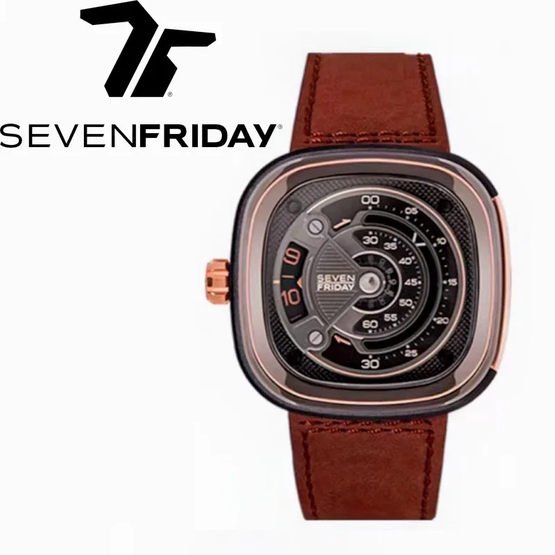 Luxury Watch Winder - SEVEN FRIDAY watch M2B/01 men fully