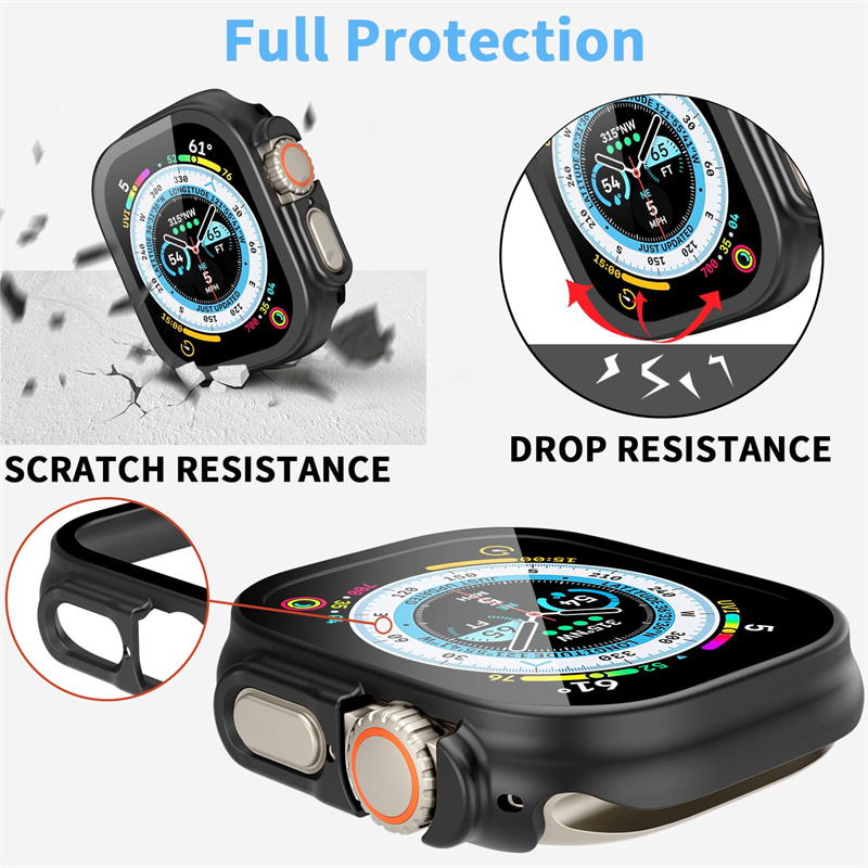 Glass+case For Apple Watch Ult - đánh giá và giá Luxury Watch Apple Bands