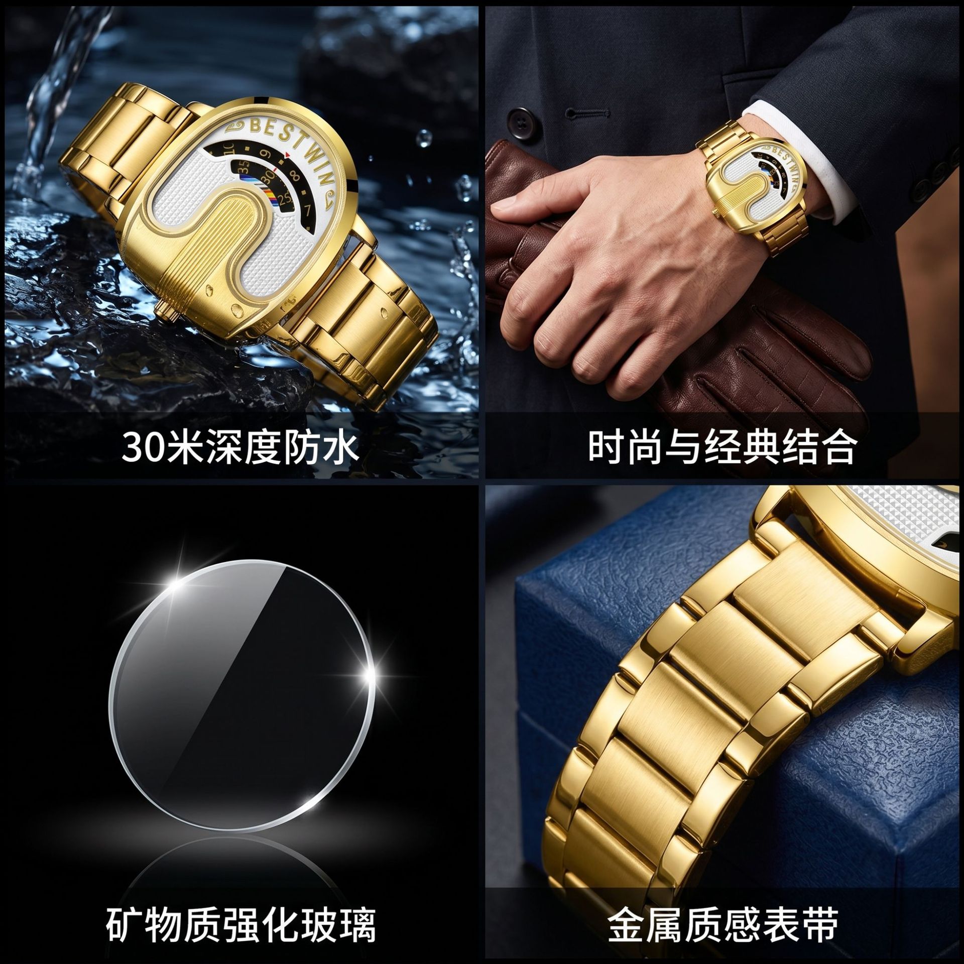 Gold Top Brand Luxury Men Watc - đánh giá và giá Luxury Quartz Watch Brands