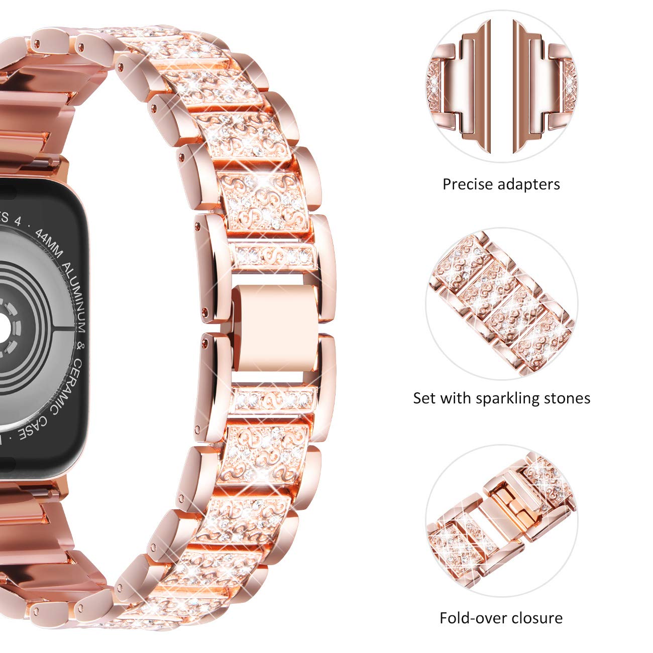 Ốp Lưng Bling Dây Đeo Dây Đồng - đánh giá và giá Luxury Watch Apple Bands