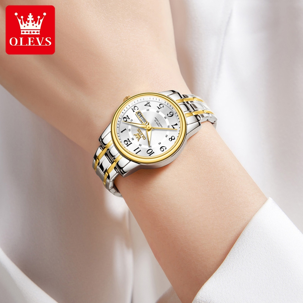 OLEVS 2891 Luxury Brand Fashio - đánh giá và giá Luxury Watch Green