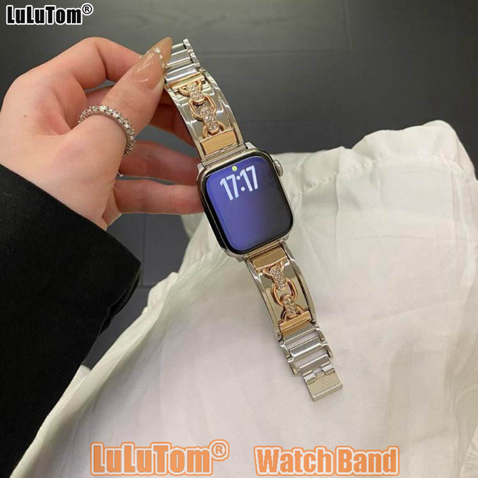 Luxury Double Loop Metal Brace - đánh giá và giá Luxury Watch Apple Bands