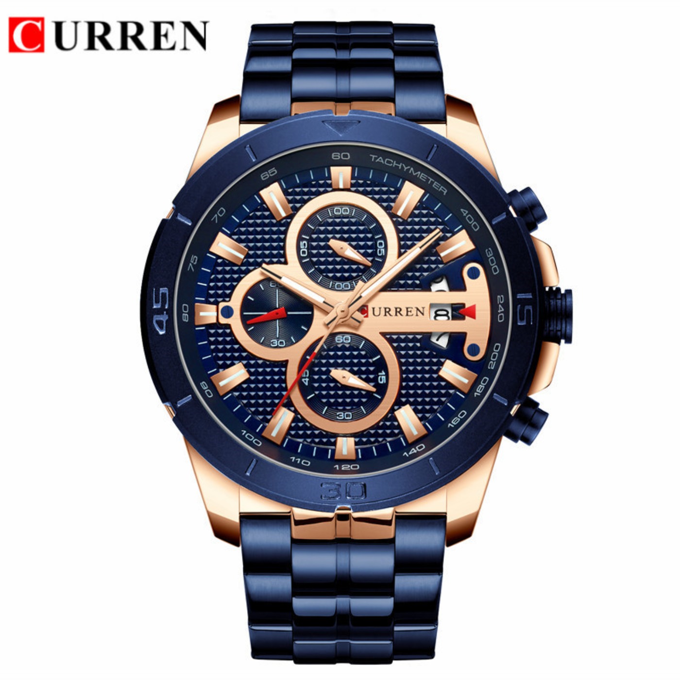 CURREN Watch Men Waterproof Ch - đánh giá và giá Luxury Quartz Watch Brands