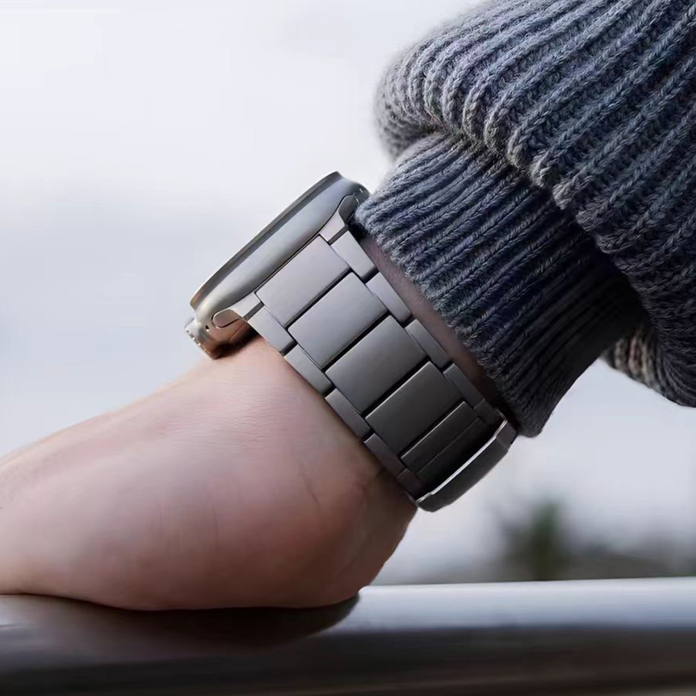 Titanium Business Men Strap fo - đánh giá và giá Luxury Watch Apple Bands