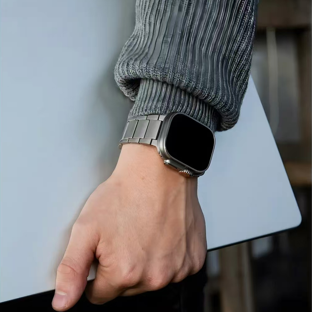 Titanium Business Men Strap fo - đánh giá và giá Luxury Watch Apple Bands