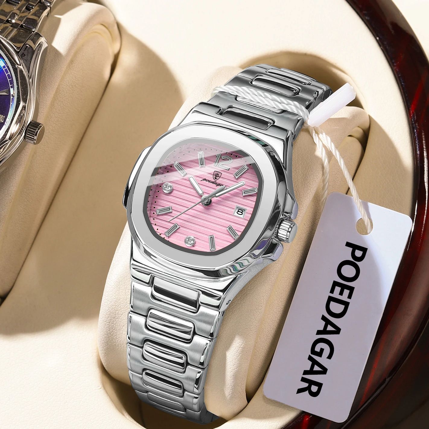 POEDAGAR Square Fashion Woman  - đánh giá và giá Luxury Watch Female