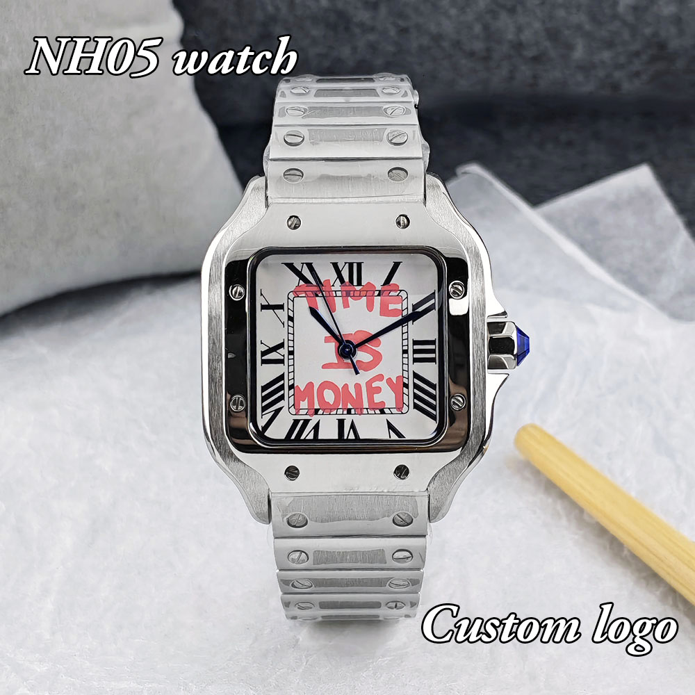 New NH05 Square Watch Time is  - đánh giá và giá Luxury Watch Logo