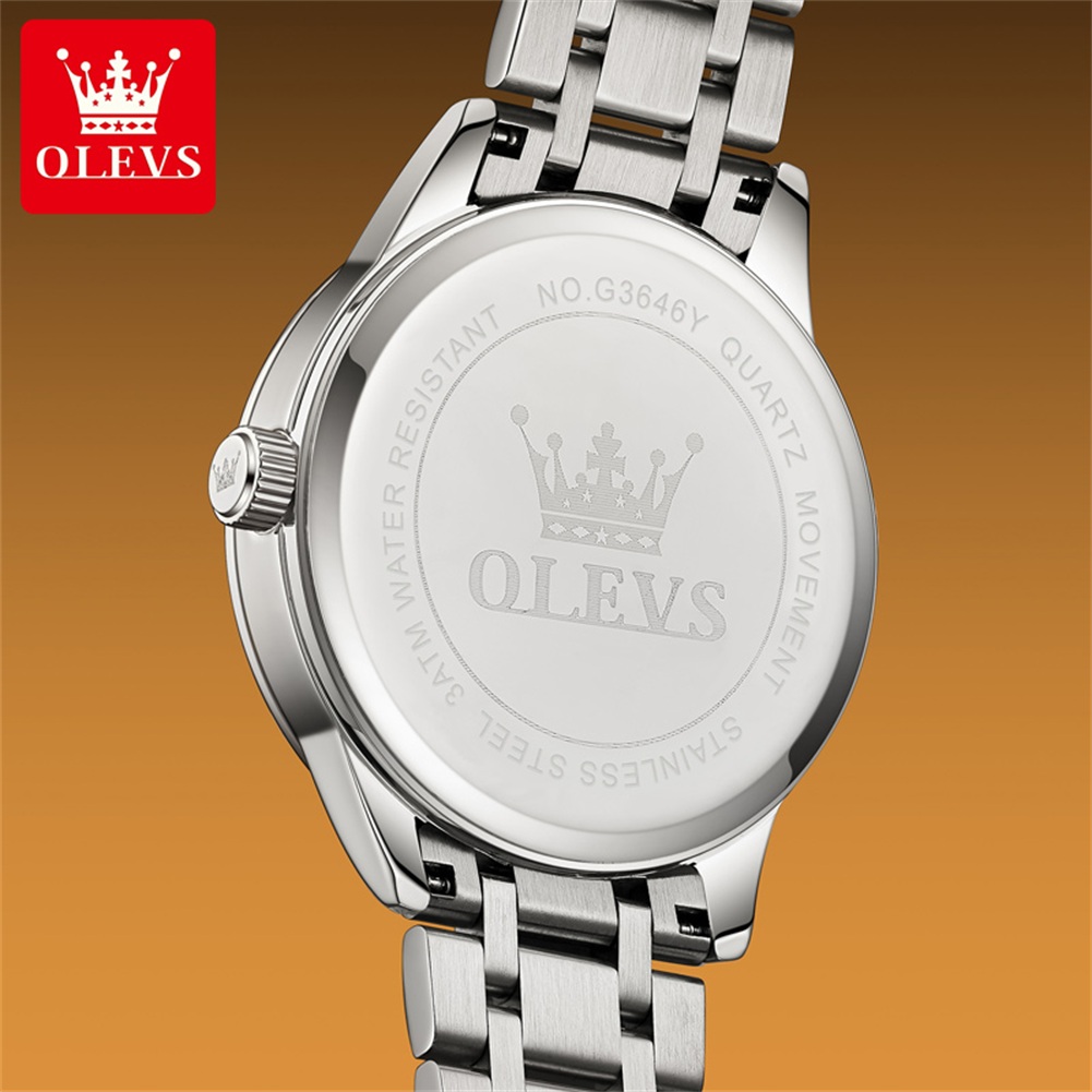 OLEVS Moon Phase men's watches - đánh giá và giá Luxury Quartz Watch Brands