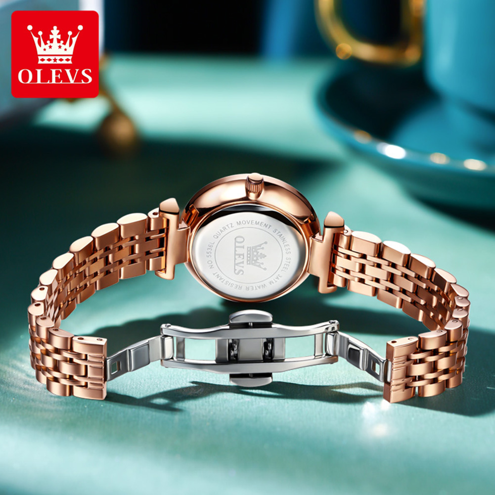 OLEVS 5536 Brand Beautiful Wom - đánh giá và giá Luxury Quartz Watch Brands