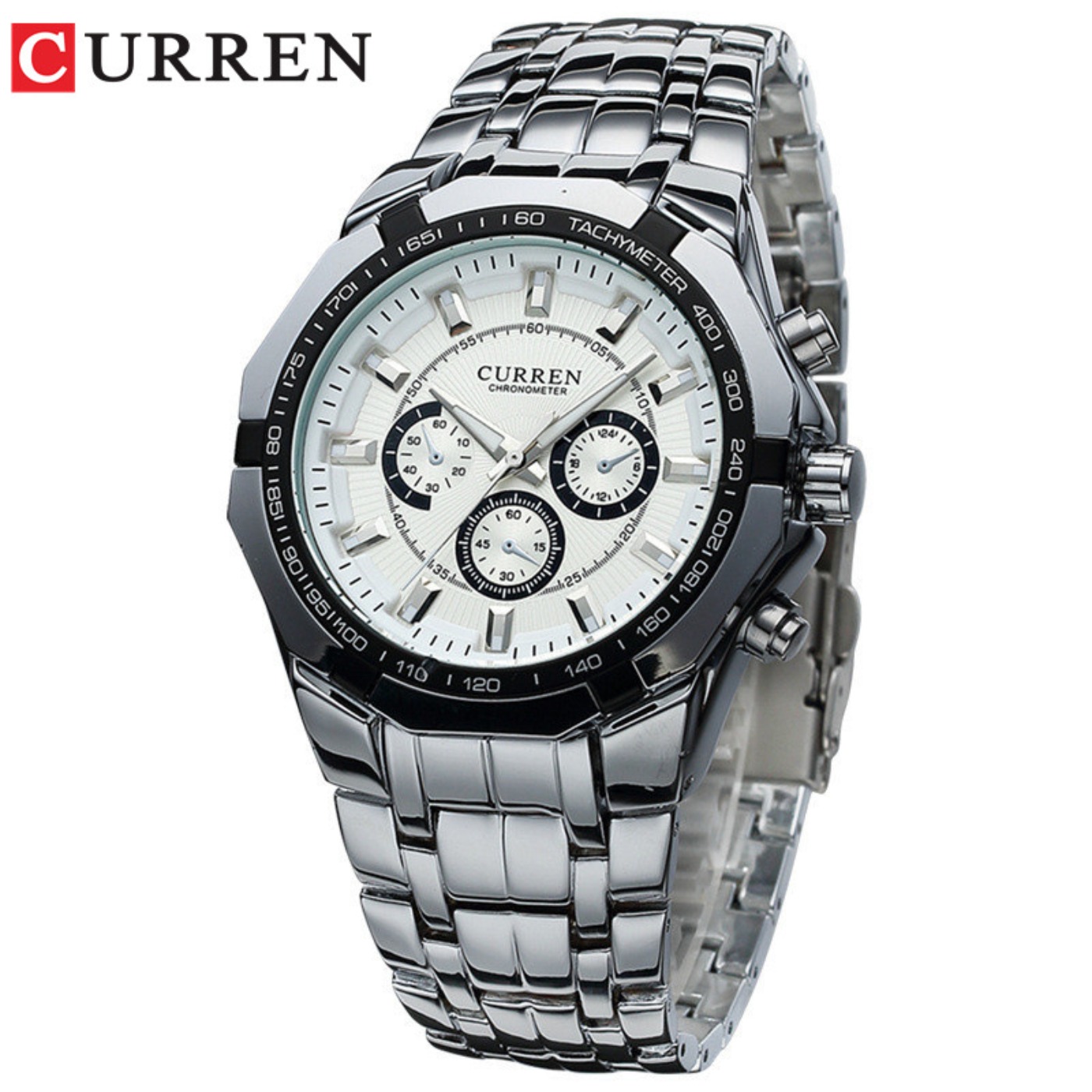 CURREN Men Luxury Brand Milita - đánh giá và giá Luxury Watch Logo