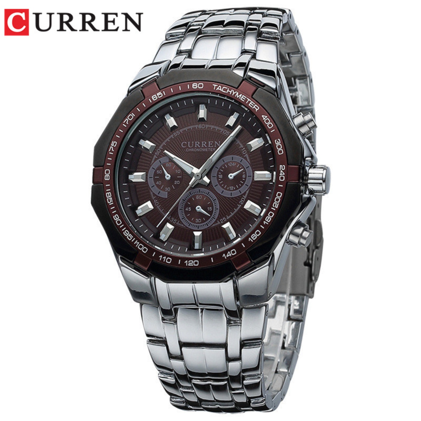 CURREN Men Luxury Brand Milita - đánh giá và giá Luxury Watch Logo