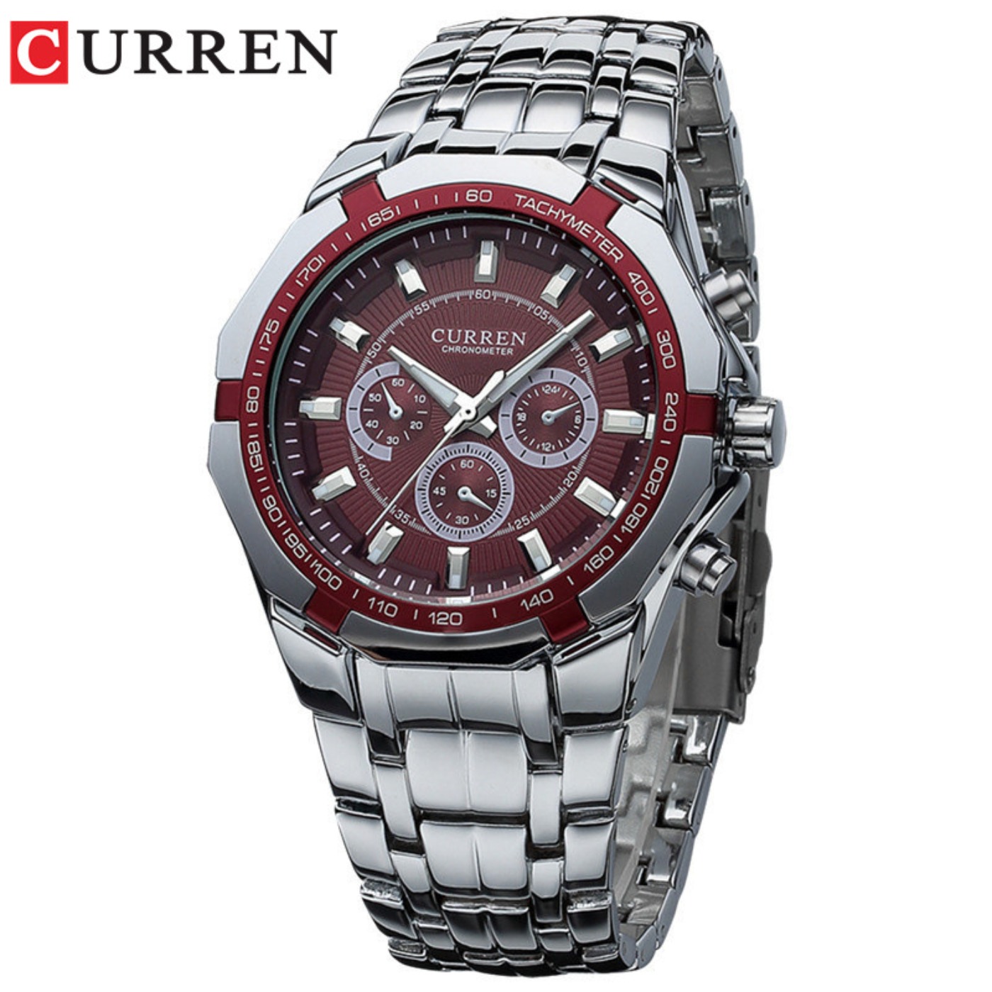CURREN Men Luxury Brand Milita - đánh giá và giá Luxury Watch Logo