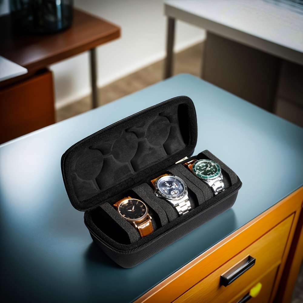 1/2 PC Luxury 3-slot Watch Tra - đánh giá và giá Luxury Watch Travel Case