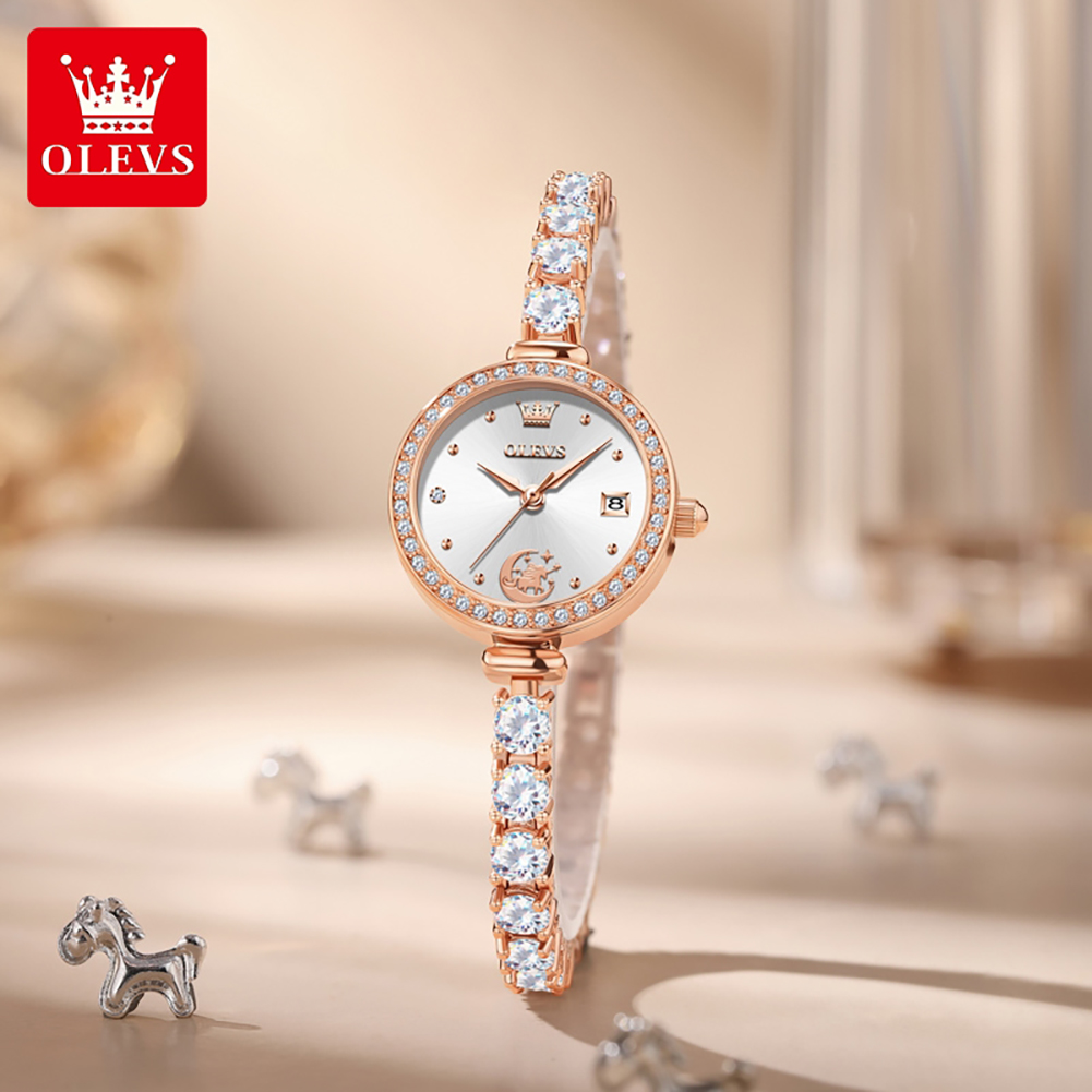 OLEVS 2998 Brand Original Auth - đánh giá và giá Luxury Watch Logo