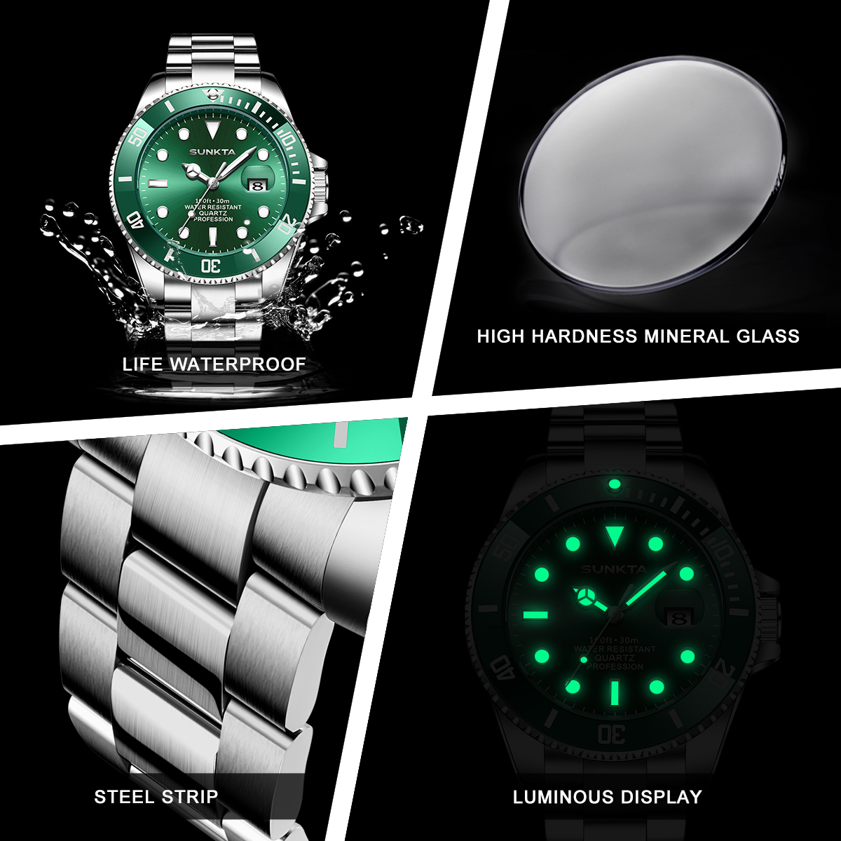 2026 SUNKTA Top Brand Luxury M - đánh giá và giá Luxury Watch All Brands