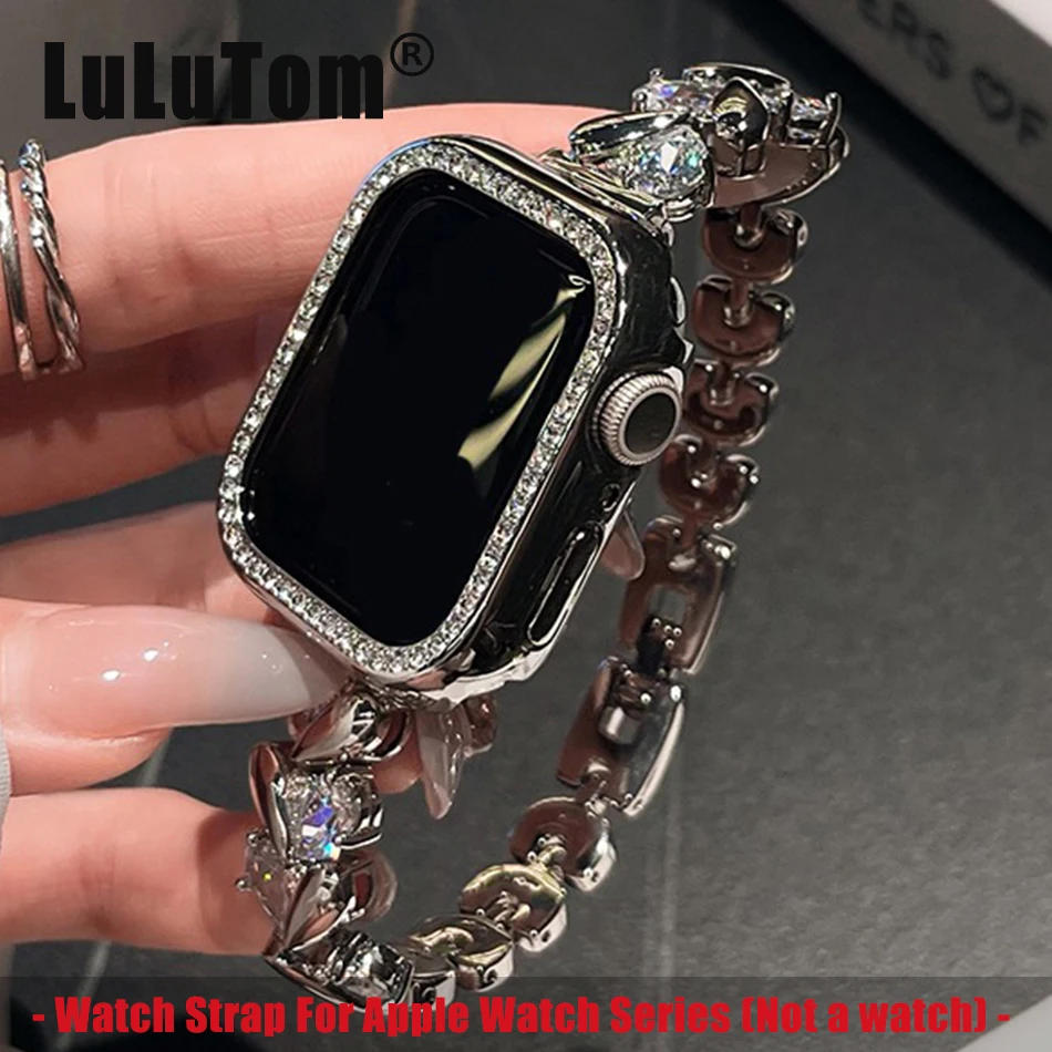 Love Diamond Strap For Apple W - đánh giá và giá Luxury Watch Apple Bands