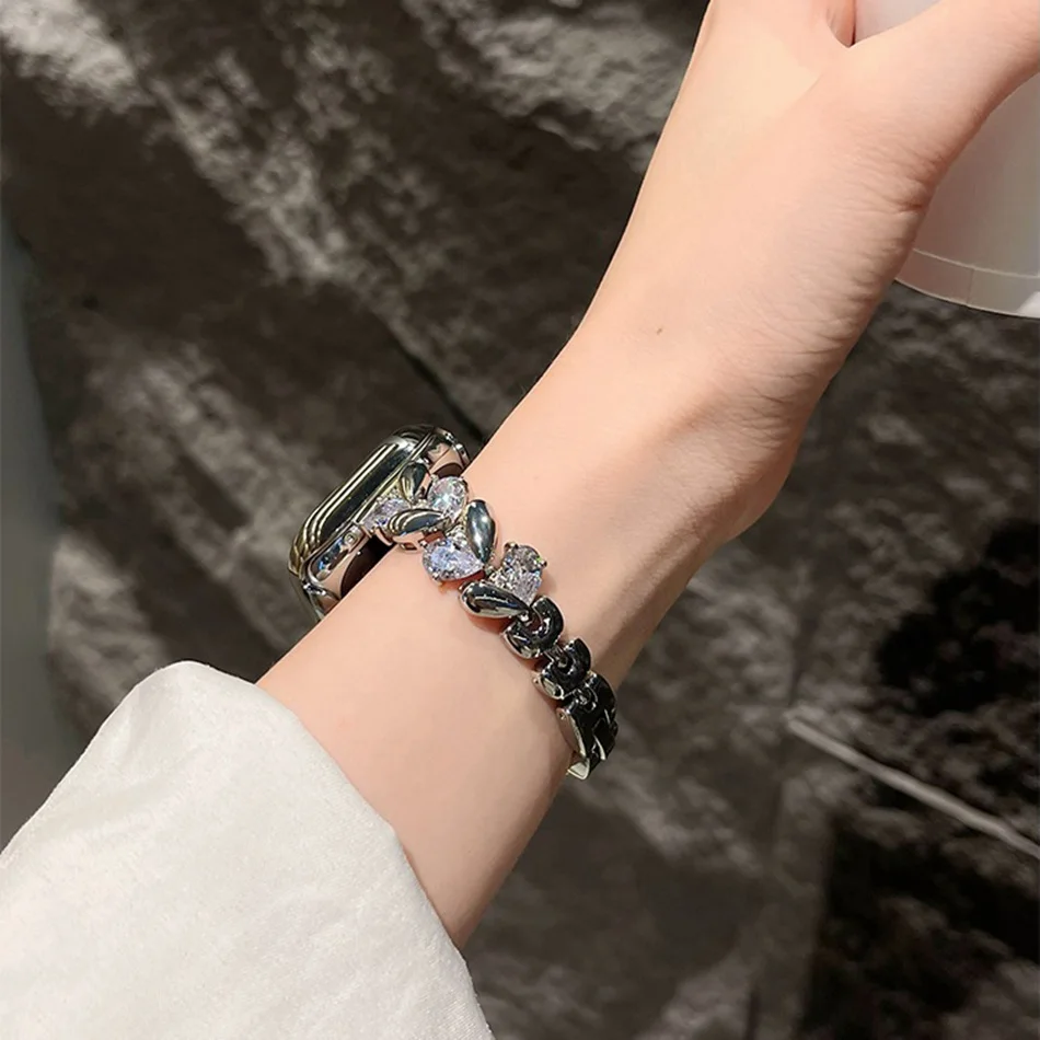Love Diamond Strap For Apple W - đánh giá và giá Luxury Watch Apple Bands