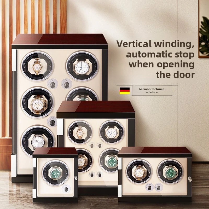 Automatic Rotating Watch Winde - đánh giá và giá Luxury Watch Winder Box