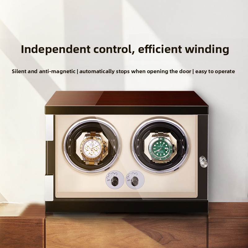 Automatic Rotating Watch Winde - đánh giá và giá Luxury Watch Winder Box