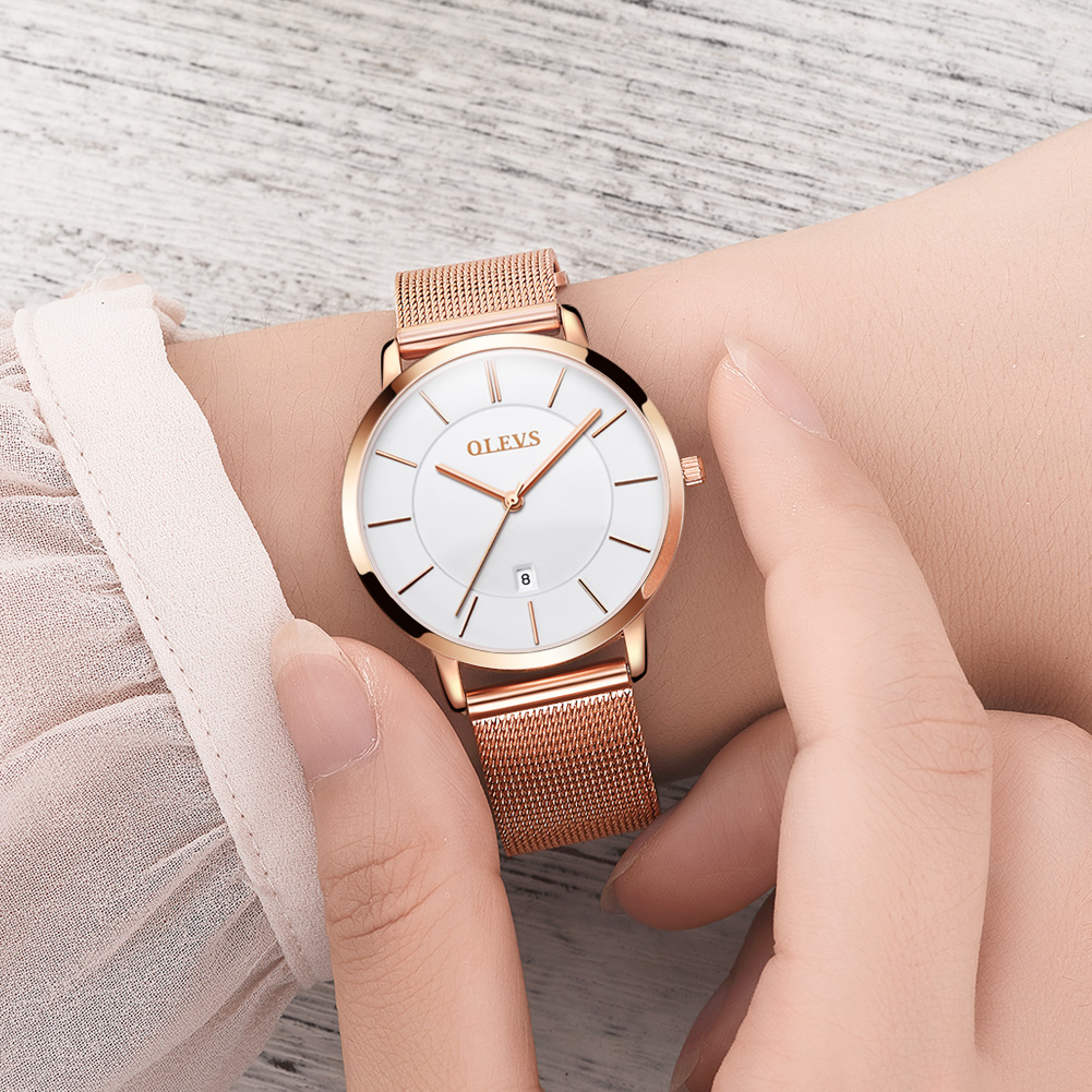 OLEVS Đồng Hồ Dành Cho Nữ Chốn - đánh giá và giá Luxury Watch Travel Case