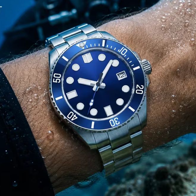 CUSTOM Logo 40mm Men's Automat - đánh giá và giá Luxury Watch Logo