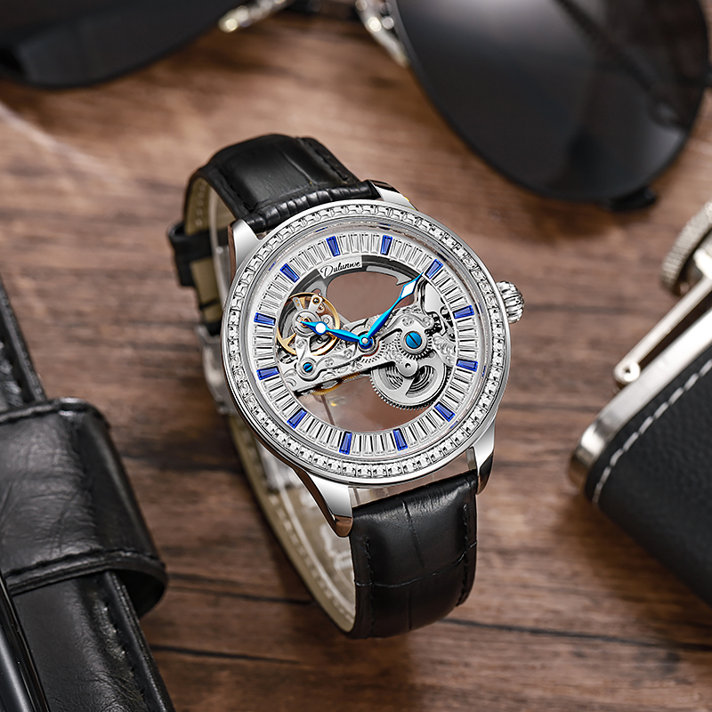 Top Brand Zircon Dial Skeleton - đánh giá và giá Luxury Watch Winder