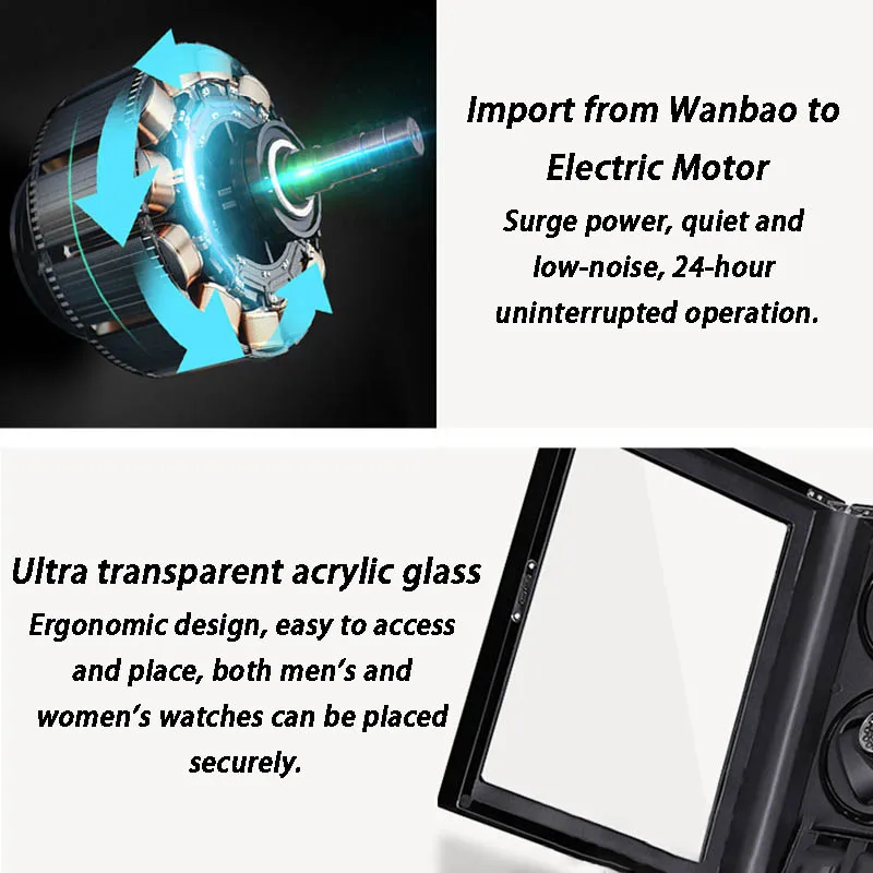 Luxury 8 Slots Watch Winders A - đánh giá và giá Luxury Watch Winder Box