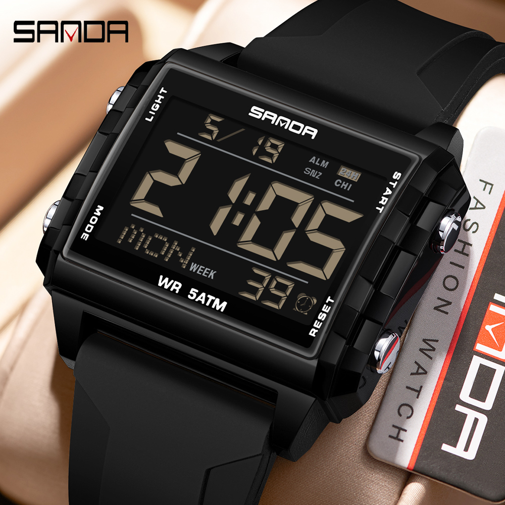 SANDA Brand Fashion LED Watch  - đánh giá và giá Luxury Watch Brands In World