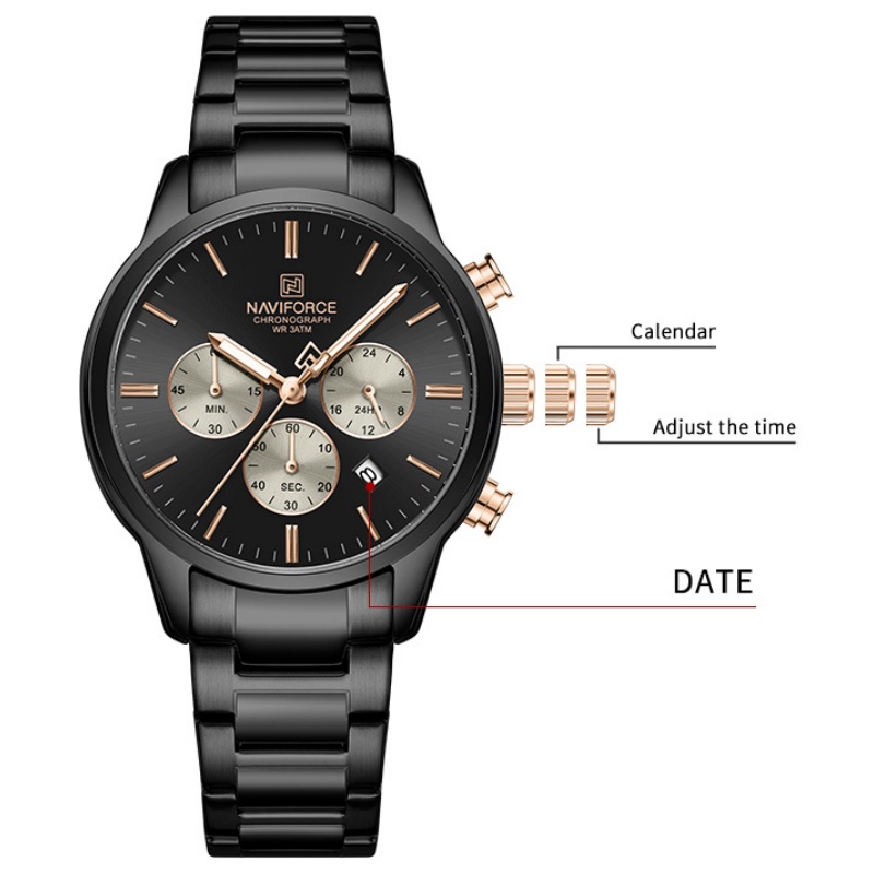 NAVIFORCE Men Quartz Chronogra - đánh giá và giá Luxury Watch Display