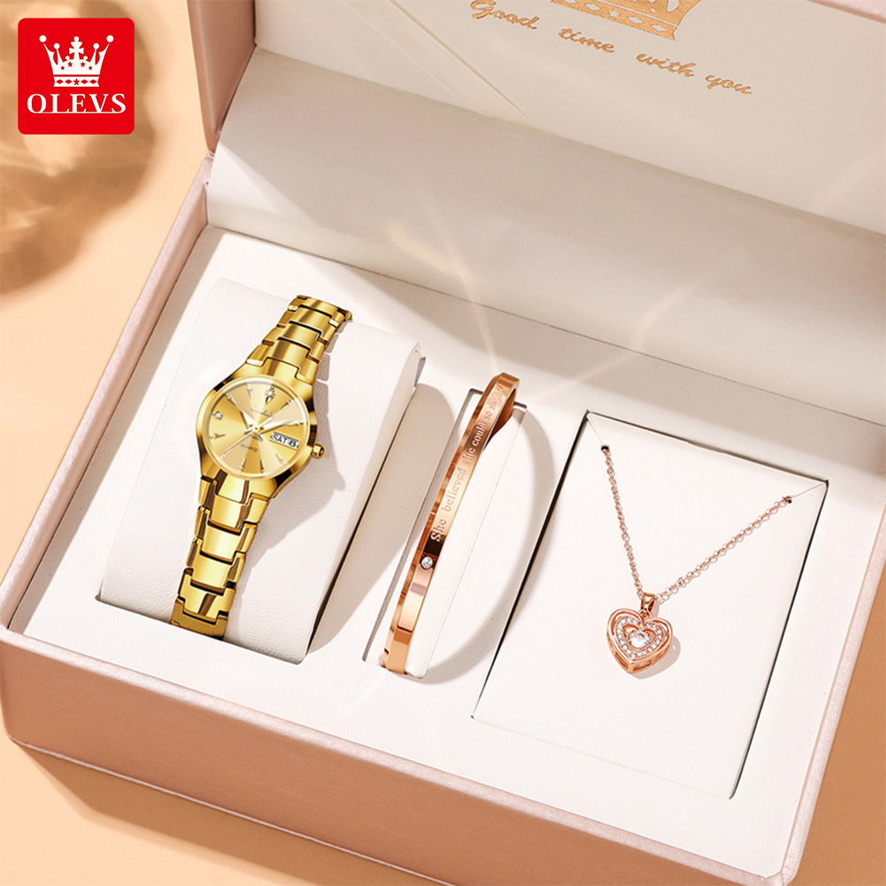OLEVS Ladies Watch 8697 Luxury - đánh giá và giá Luxury Watch Display