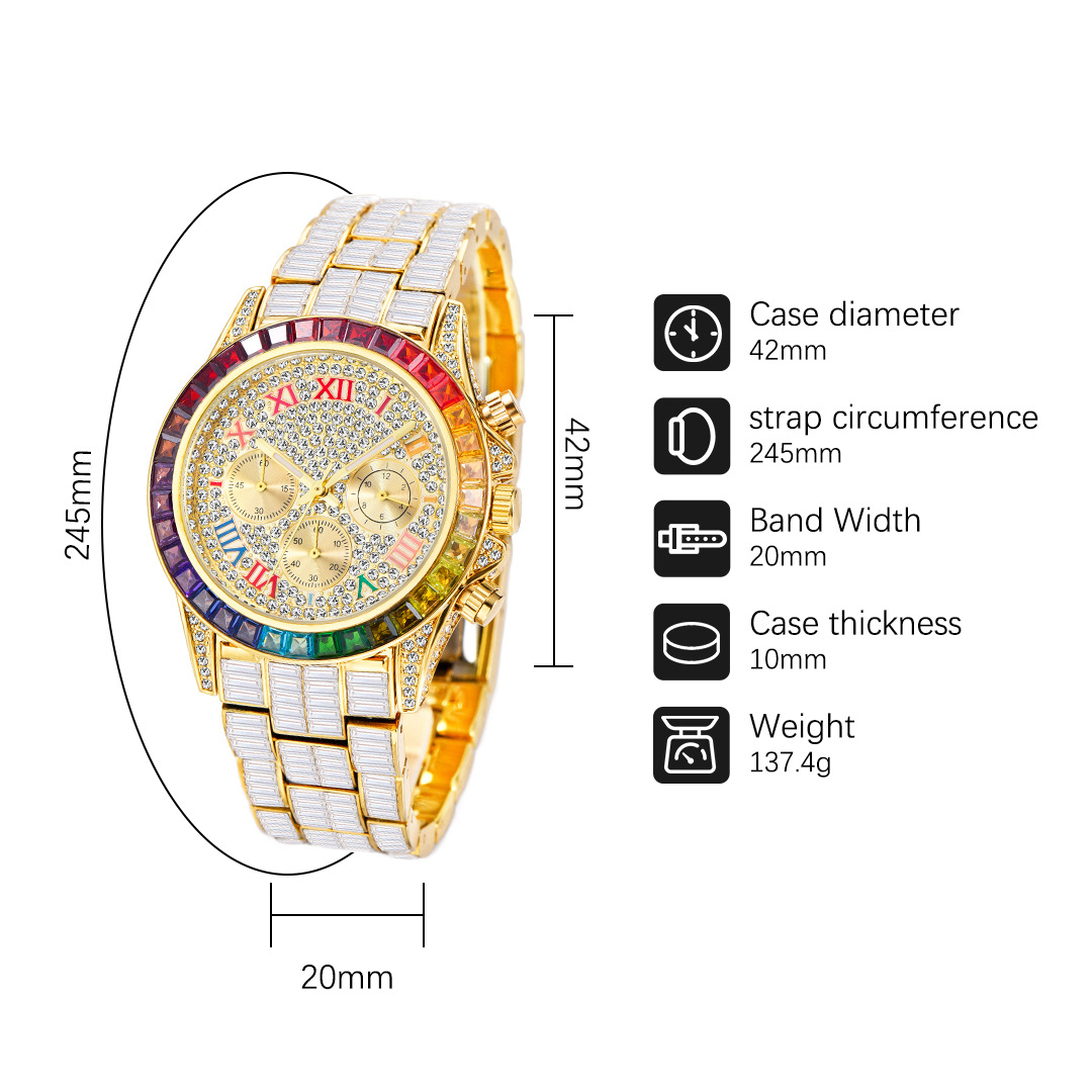 MISSFOX Sang Trọng Đá Đồng Hồ  - đánh giá và giá Zen Luxury Watch