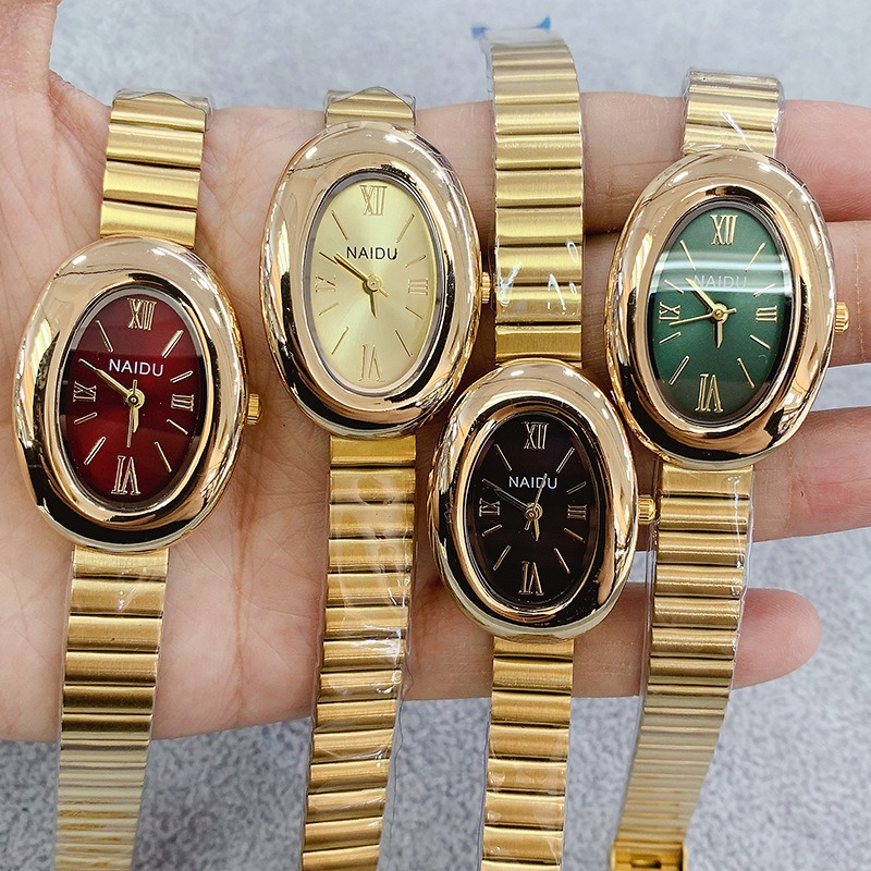 Luxury Brand Gold Oval Women Q - đánh giá và giá Luxury Watch Female