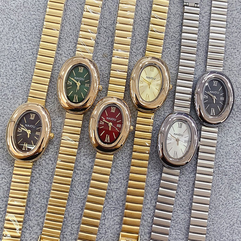 Luxury Brand Gold Oval Women Q - đánh giá và giá Luxury Watch Female
