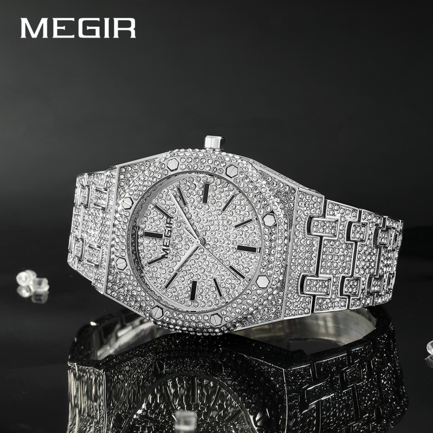 MEGIR Luxury Quartz Rhinestone - đánh giá và giá Luxury Quartz Watch Brands