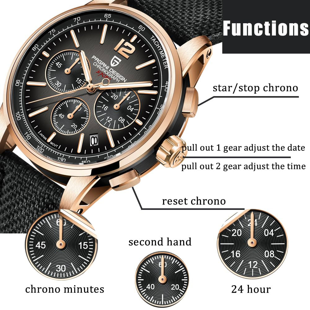 PAGANI DESIGN New Mens Watch 4 - đánh giá và giá Luxury Watch Logo