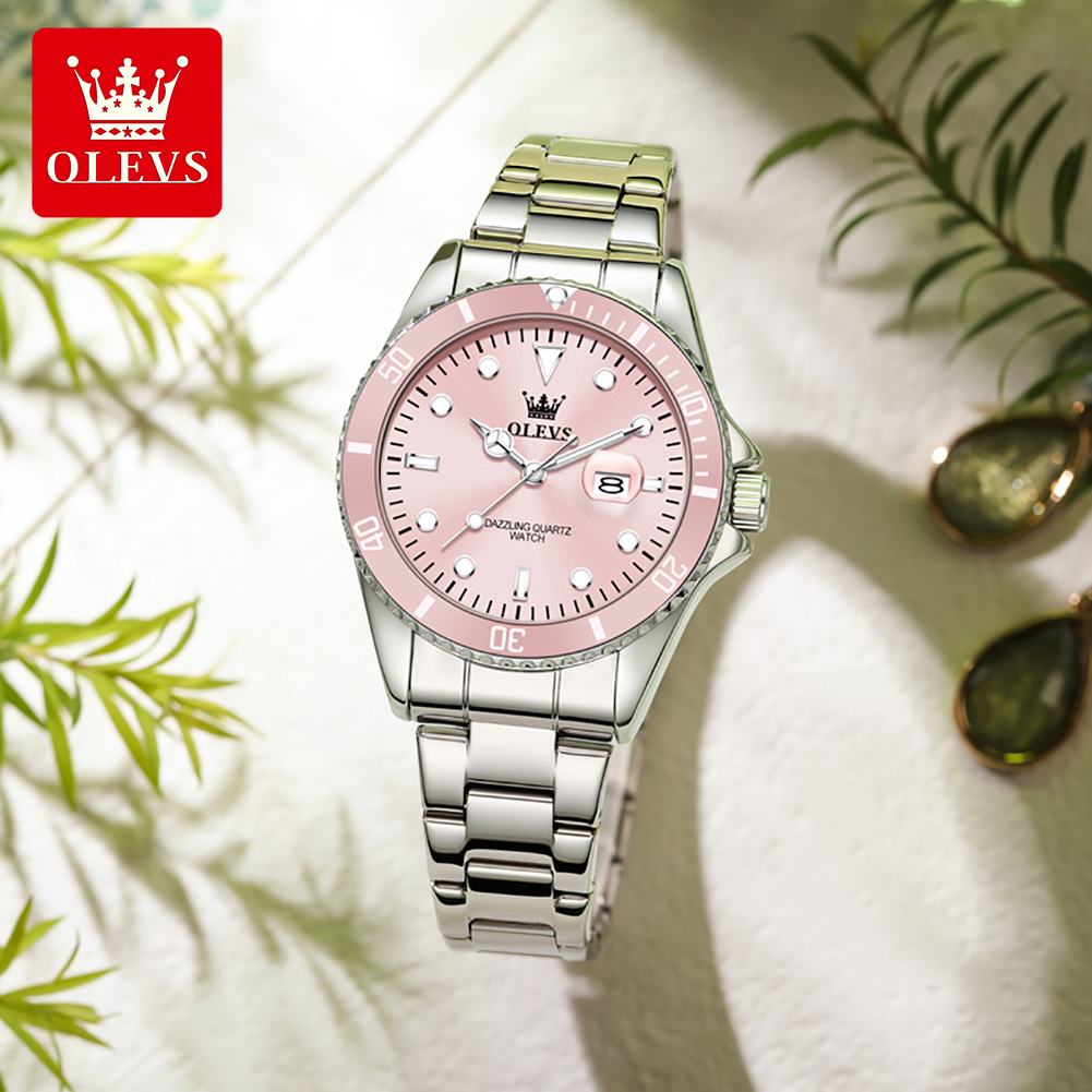 OLEVS Luxury Quartz Women's Wa - đánh giá và giá Luxury Watch Green