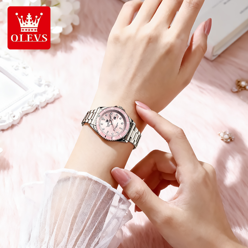 OLEVS Luxury Quartz Women's Wa - đánh giá và giá Luxury Watch Green