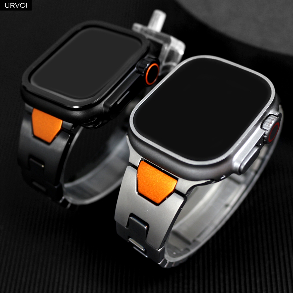 URVOI Luxury Men's Stainless S - đánh giá và giá Luxury Watch Apple Bands