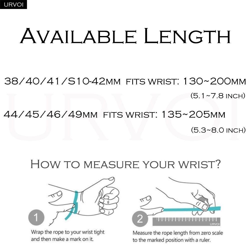URVOI Luxury Men's Stainless S - đánh giá và giá Luxury Watch Apple Bands