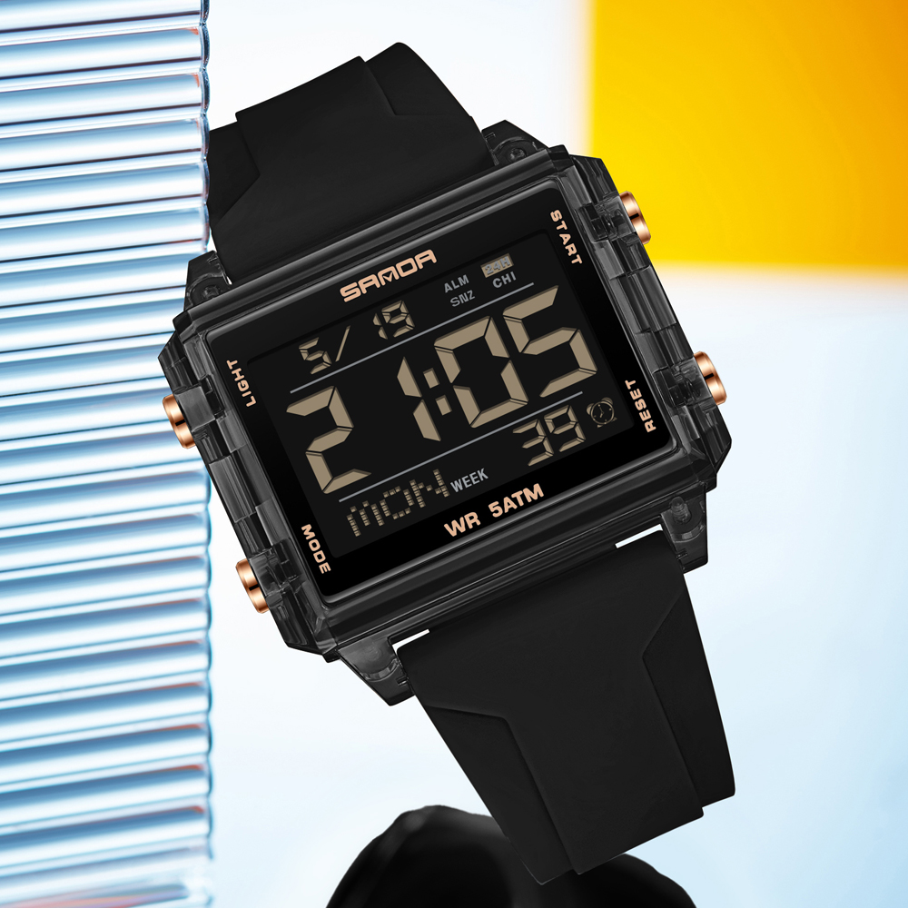 SANDA Brand Fashion LED Watch  - đánh giá và giá Luxury Watch Brands In World