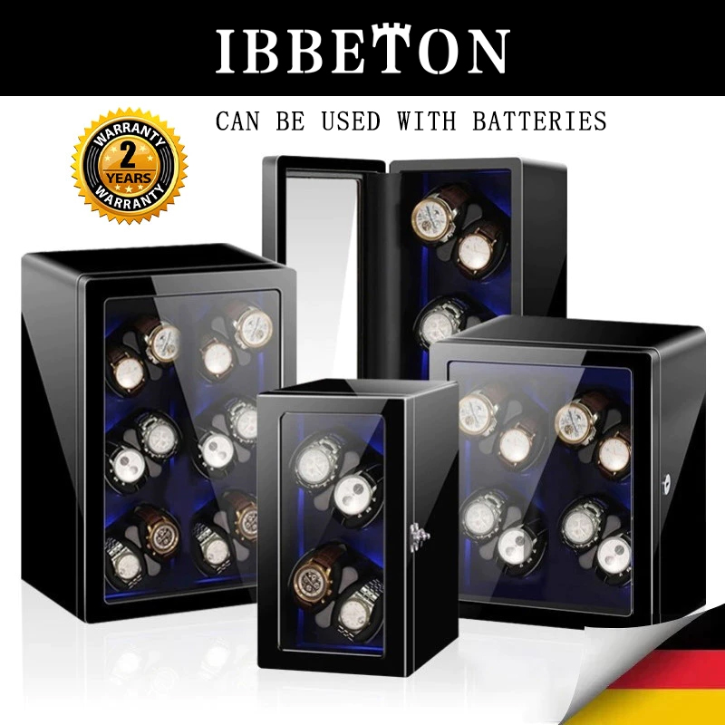 IBBETON【Battery】Watch Winder B - đánh giá và giá Luxury Watch Winder Box