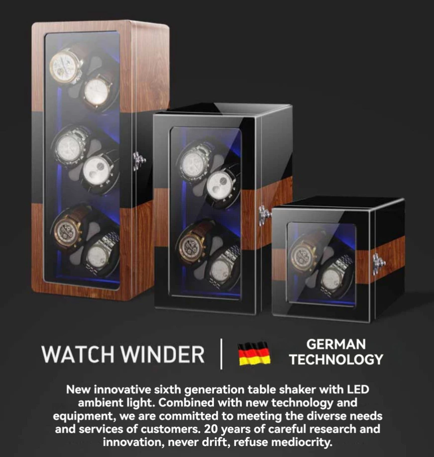 IBBETON【Battery】Watch Winder B - đánh giá và giá Luxury Watch Winder Box