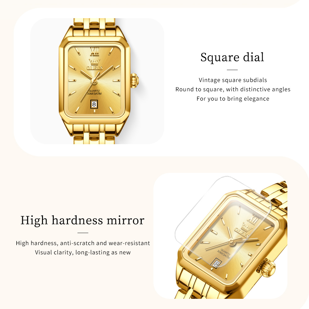 OLEVS Luxury Top Brand Women's - đánh giá và giá Luxury Watch Green