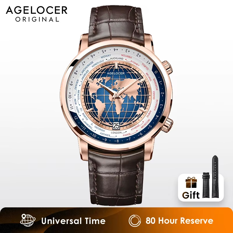 AGELOCER Men's Top Brand Blue  - đánh giá và giá Luxury Watch Brands In World